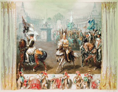Knight Tournament by Adolph Menzel
